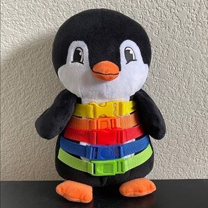 Buckle Toys Blizzard Penguin Plush Montessori Toy for Toddlers